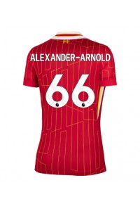 Fotbalové Dres Liverpool Alexander-Arnold #66 Dámské Domácí Oblečení 2024-25 Krátký Rukáv